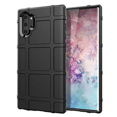 Funda Silicona Ultrafina Goma 360 Grados Carcasa C06 para Samsung Galaxy Note 10 Plus 5G Negro