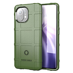 Funda Silicona Ultrafina Goma 360 Grados Carcasa C07 para Xiaomi Mi 11 Lite 4G Verde