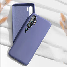 Funda Silicona Ultrafina Goma 360 Grados Carcasa C07 para Xiaomi Mi Note 10 Gris