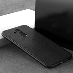 Funda Silicona Ultrafina Goma 360 Grados Carcasa C09 para Huawei Mate 20 Lite Negro