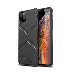 Funda Silicona Ultrafina Goma 360 Grados Carcasa G01 para Apple iPhone 11 Pro Max Negro