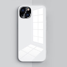 Funda Silicona Ultrafina Goma 360 Grados Carcasa G01 para Apple iPhone 13 Mini Blanco