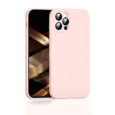 Funda Silicona Ultrafina Goma 360 Grados Carcasa G01 para Apple iPhone 14 Pro Rosa