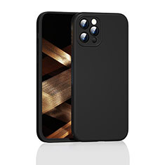 Funda Silicona Ultrafina Goma 360 Grados Carcasa G01 para Apple iPhone 16 Pro Max Negro