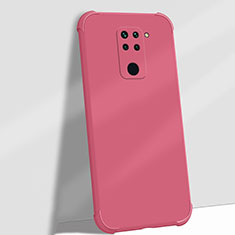 Funda Silicona Ultrafina Goma 360 Grados Carcasa G02 para Xiaomi Redmi 10X 4G Rojo Rosa