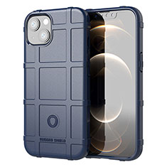 Funda Silicona Ultrafina Goma 360 Grados Carcasa G05 para Apple iPhone 13 Azul