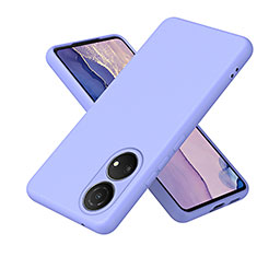 Funda Silicona Ultrafina Goma 360 Grados Carcasa H01P para Huawei Honor X7 Morado