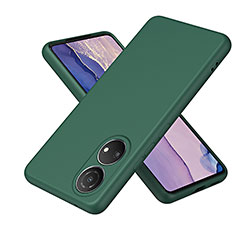 Funda Silicona Ultrafina Goma 360 Grados Carcasa H01P para Huawei Honor X7 Verde