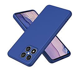 Funda Silicona Ultrafina Goma 360 Grados Carcasa H01P para Huawei Honor X8 4G Azul