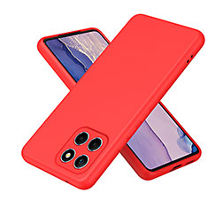 Funda Silicona Ultrafina Goma 360 Grados Carcasa H01P para Huawei Honor X8a 4G Rojo