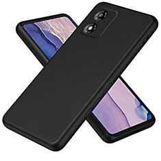 Funda Silicona Ultrafina Goma 360 Grados Carcasa H01P para Motorola Moto E13 Negro