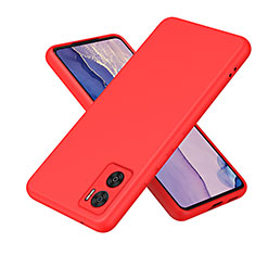 Funda Silicona Ultrafina Goma 360 Grados Carcasa H01P para Motorola Moto E22i Rojo