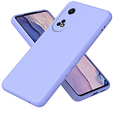 Funda Silicona Ultrafina Goma 360 Grados Carcasa H01P para Oppo Reno8 T 4G Morado