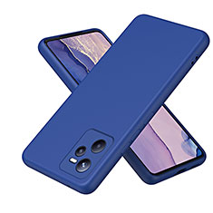 Funda Silicona Ultrafina Goma 360 Grados Carcasa H01P para Realme C35 Azul