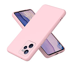 Funda Silicona Ultrafina Goma 360 Grados Carcasa H01P para Realme C35 Oro Rosa