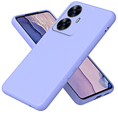 Funda Silicona Ultrafina Goma 360 Grados Carcasa H01P para Realme C55 Purpura Claro