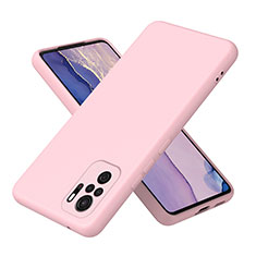 Funda Silicona Ultrafina Goma 360 Grados Carcasa H01P para Xiaomi Poco M5S Oro Rosa