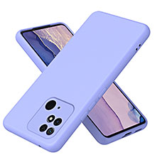 Funda Silicona Ultrafina Goma 360 Grados Carcasa H01P para Xiaomi Redmi 10 India Morado