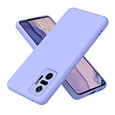 Funda Silicona Ultrafina Goma 360 Grados Carcasa H01P para Xiaomi Redmi Note 10 Pro 4G Morado