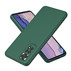 Funda Silicona Ultrafina Goma 360 Grados Carcasa H01P para Xiaomi Redmi Note 11 Pro 4G Verde