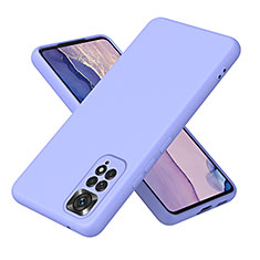 Funda Silicona Ultrafina Goma 360 Grados Carcasa H01P para Xiaomi Redmi Note 11S 4G Gris Lavanda