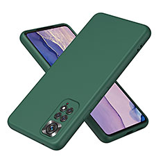 Funda Silicona Ultrafina Goma 360 Grados Carcasa H01P para Xiaomi Redmi Note 11S 4G Verde