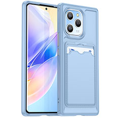 Funda Silicona Ultrafina Goma 360 Grados Carcasa HD1 para Huawei Honor 60 SE 5G Azul Cielo