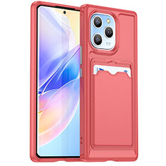 Funda Silicona Ultrafina Goma 360 Grados Carcasa HD1 para Huawei Honor 60 SE 5G Rojo