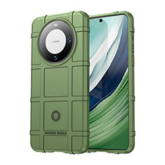 Funda Silicona Ultrafina Goma 360 Grados Carcasa J01S para Huawei Mate 60 Verde