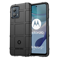 Funda Silicona Ultrafina Goma 360 Grados Carcasa J01S para Motorola Moto G53y 5G Negro