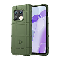 Funda Silicona Ultrafina Goma 360 Grados Carcasa J01S para OnePlus 10 Pro 5G Verde