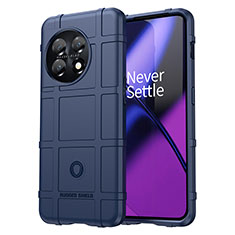 Funda Silicona Ultrafina Goma 360 Grados Carcasa J01S para OnePlus 11 5G Azul