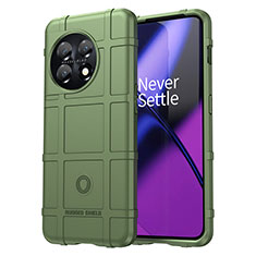 Funda Silicona Ultrafina Goma 360 Grados Carcasa J01S para OnePlus 11 5G Verde