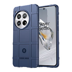 Funda Silicona Ultrafina Goma 360 Grados Carcasa J01S para OnePlus 12R 5G Azul