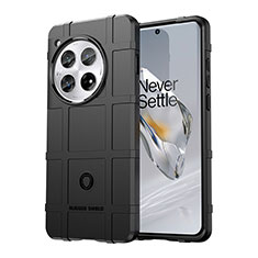 Funda Silicona Ultrafina Goma 360 Grados Carcasa J01S para OnePlus 12R 5G Negro