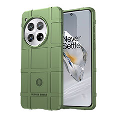 Funda Silicona Ultrafina Goma 360 Grados Carcasa J01S para OnePlus 12R 5G Verde