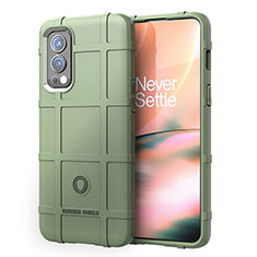 Funda Silicona Ultrafina Goma 360 Grados Carcasa J01S para OnePlus Nord 2 5G Verde