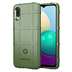 Funda Silicona Ultrafina Goma 360 Grados Carcasa J01S para Samsung Galaxy A02 Verde