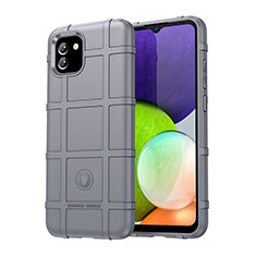 Funda Silicona Ultrafina Goma 360 Grados Carcasa J01S para Samsung Galaxy A03 Gris