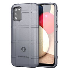 Funda Silicona Ultrafina Goma 360 Grados Carcasa J01S para Samsung Galaxy A03s Gris