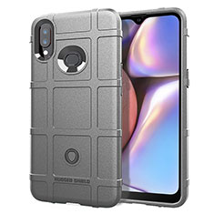 Funda Silicona Ultrafina Goma 360 Grados Carcasa J01S para Samsung Galaxy A10s Gris