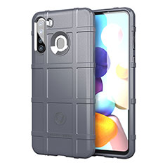 Funda Silicona Ultrafina Goma 360 Grados Carcasa J01S para Samsung Galaxy A21 European Gris