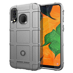 Funda Silicona Ultrafina Goma 360 Grados Carcasa J01S para Samsung Galaxy A40 Gris