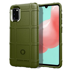 Funda Silicona Ultrafina Goma 360 Grados Carcasa J01S para Samsung Galaxy A41 Verde