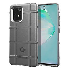 Funda Silicona Ultrafina Goma 360 Grados Carcasa J01S para Samsung Galaxy A91 Gris