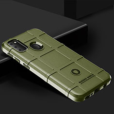 Funda Silicona Ultrafina Goma 360 Grados Carcasa J01S para Samsung Galaxy M21 Verde