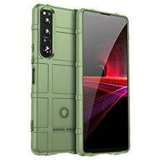 Funda Silicona Ultrafina Goma 360 Grados Carcasa J01S para Sony Xperia 1 IV Verde