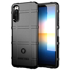 Funda Silicona Ultrafina Goma 360 Grados Carcasa J01S para Sony Xperia 10 III Lite Negro