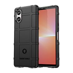 Funda Silicona Ultrafina Goma 360 Grados Carcasa J01S para Sony Xperia 5 V Negro