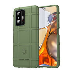 Funda Silicona Ultrafina Goma 360 Grados Carcasa J01S para Xiaomi Mi 11T 5G Verde